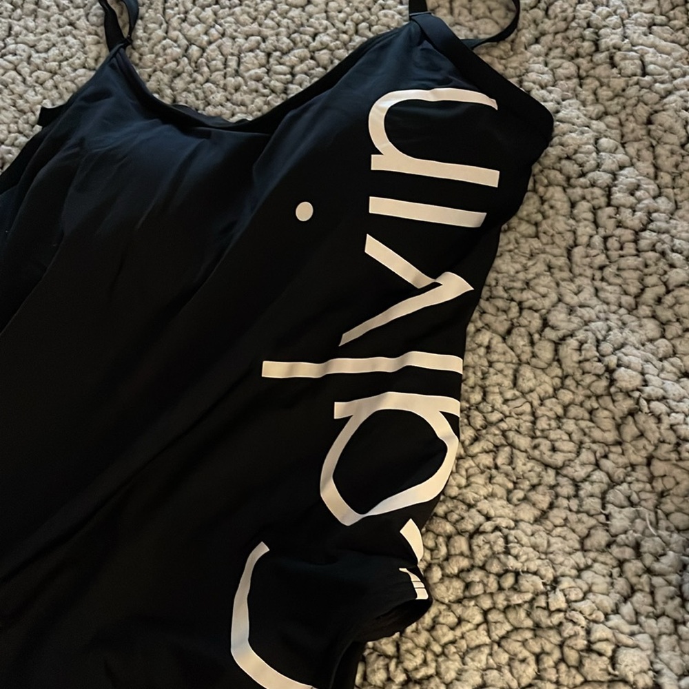 Calvin Klein Black One Piece Swimsuit - Picture 2 of 4